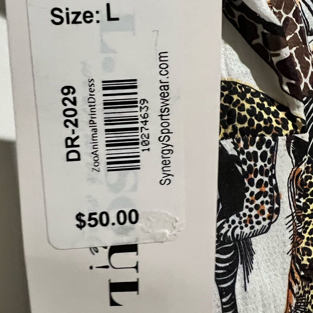 ANIMAL PRINT DRESS - Picture 3 of 3